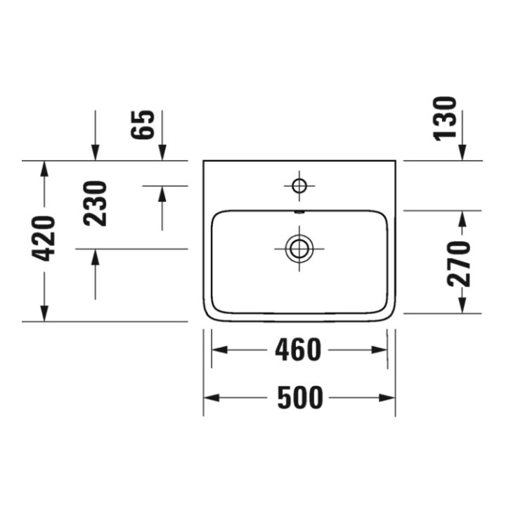 Waschtisch mit unterschrank 120x47cm, Duravit Qatego - Weiß glänzend (HyG)