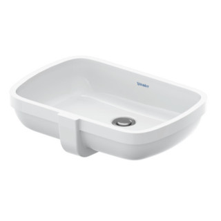 Halbeinbauwaschtisch, 55x47cm, Duravit Qatego - Weiß glänzend (HyG) 
