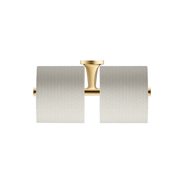 Toilettenpapierhalter doppelt Duravit Starck T - Gebürstetes bronze 