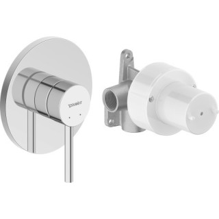 Einhebel- Brausearmatur Aufputz, Duravit Circle - Chrom glänzend