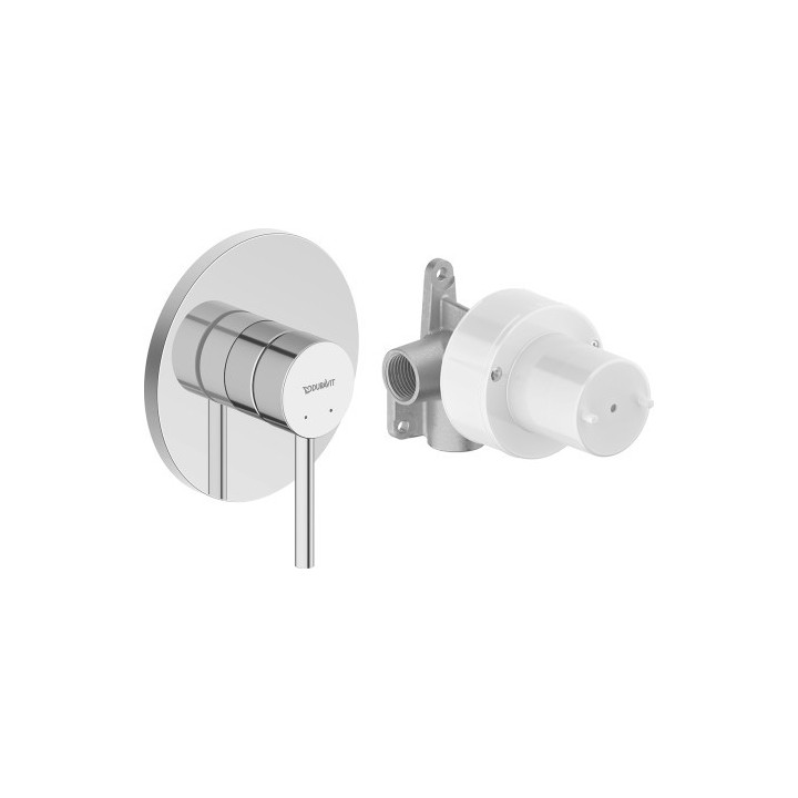 Einhebel- Brausearmatur Aufputz, Duravit Circle - Chrom glänzend