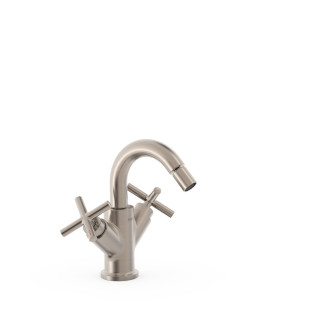 Armatur mit zwei Haltern für Bidet, TRES MONTBLANC - Czerń Matt