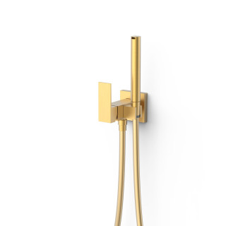 Armatur Einhebel- Unterputz mit Brause do toalety, TRES CUADRO - 24-K Gold  