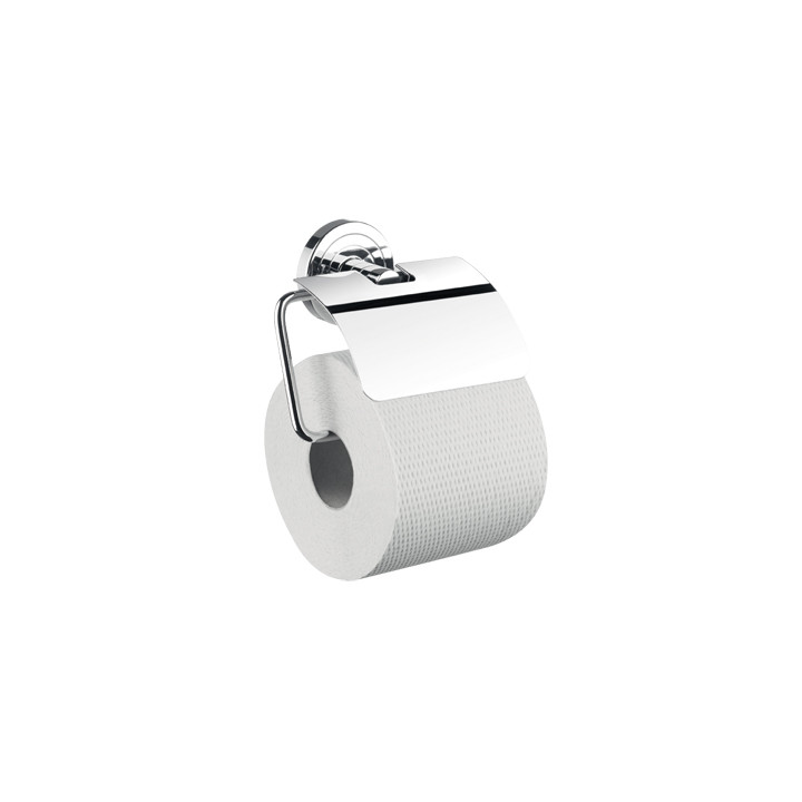 Uchwyt na papier toaletowy z klapką Emco Polo- sanitbuy.pl