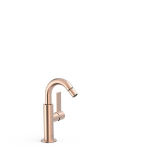 Armatur Einhebel- für Bidet, TRES PROJECT-TRES - 24-K Matowe różowe Gold 