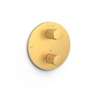 Maskownica do wpuszczanego korpusu 2-drożnego, TRES THERM-BOX - 24-K Gold