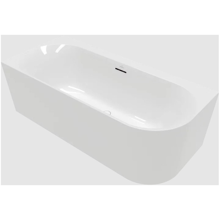 Badewanne zur Wandmontage 180x80 links, Villeroy&Boch Loop&Friends - Weiss Alpin