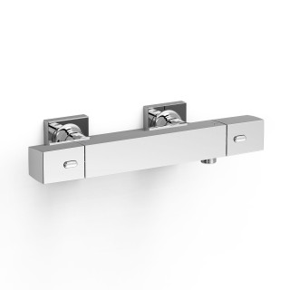 Thermostat-armatur zur wandmontage Dusch-, TRES OVER-WALL - Chrom