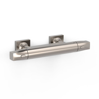 Thermostat-armatur zur wandmontage Dusch-, TRES OVER-WALL - Weiß Matt