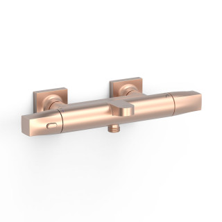 Thermostat-armatur zur wandmontage Badewannen- i Dusch-, TRES OVER-WALL - 24-K Gold Matowe