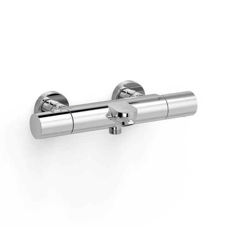 Thermostat-armatur zur wandmontage Badewannen- i Dusch-, TRES OVER-WALL - Chrom  