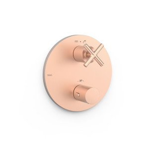 Maskownica do wpuszczanego korpusu 2-drożnego Therm-box, TRES MONT BLANC - 24-K Gold Matowe