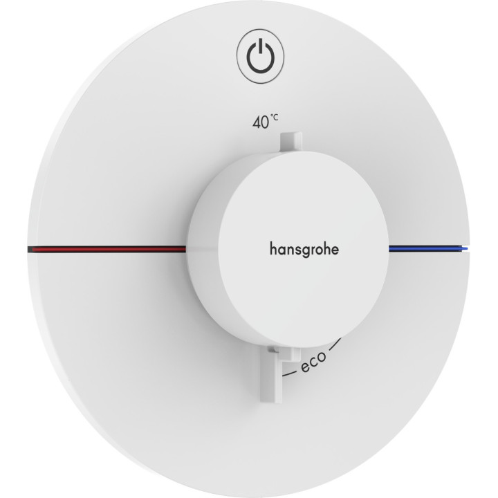 Armatur thermostatisch, Unterputz do 1 odbiornika, Hansgrohe ShowerSelect Comfort S - Schwarz Matt