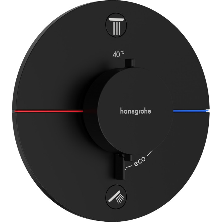 Armatur thermostatisch, Unterputz do 2 odbiorników mit integriertem Schutzsystem zgodnie z EN 1717, Hansgrohe ShowerSelect Comfo