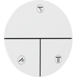 Zawór mit Abstellfunktion, Unterputz do 3 odbiorników, Hansgrohe ShowerSelect Comfort S - Schwarz Matt