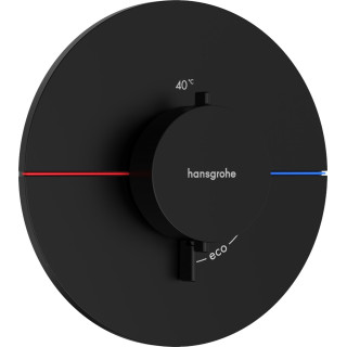 Armatur thermostatisch, Unterputz, Hansgrohe ShowerSelect Comfort S - Schwarz Chrom Szczotkowany