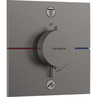 Armatur thermostatisch, Unterputz do 2 odbiorników, Hansgrohe ShowerSelect Comfort E - Brąz Szczotkowany