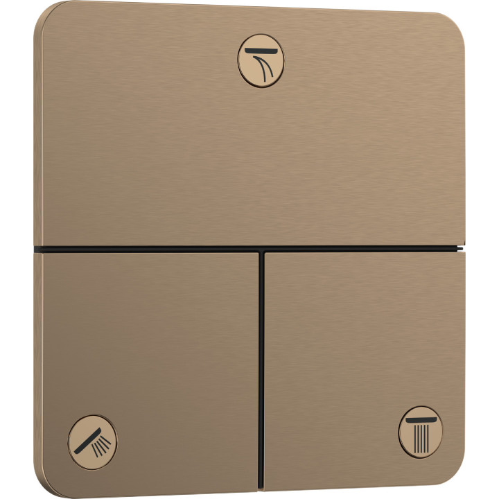 Zawór mit Abstellfunktion, Unterputz do 3 odbiorników, Hansgrohe ShowerSelect Comfort Q - Chrom  