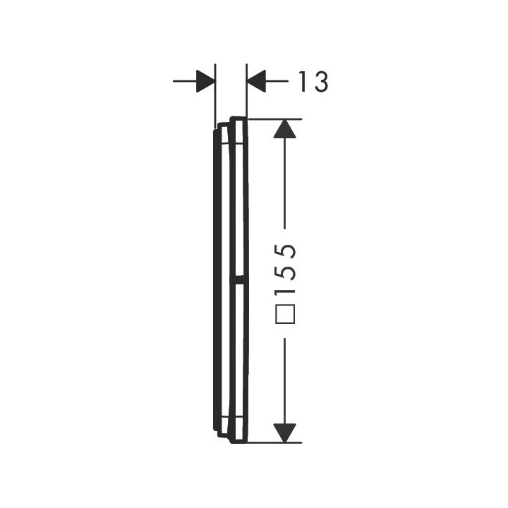 Zawór mit Abstellfunktion, Unterputz do 3 odbiorników, Hansgrohe ShowerSelect Comfort Q - Chrom  