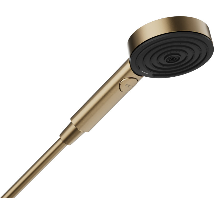 Brausekopf 105 3jet Relaxation EcoSmart, Hansgrohe Pulsify Select S - Brąz Szczotkowany  
