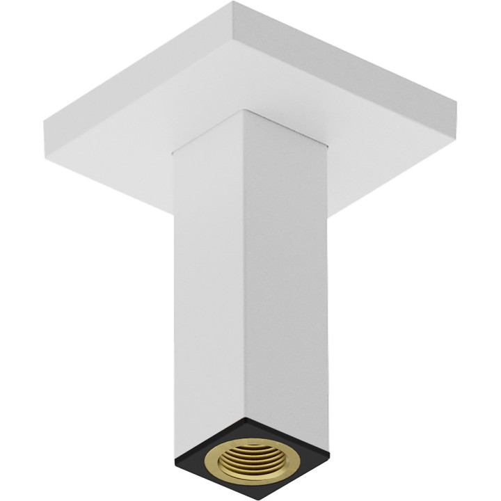 Deckenanschluss E 10 cm, Hansgrohe - Schwarz Matt