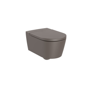 Becken WC hängend Roca Inspira Rimless Compacto 37x48 cm, onyks