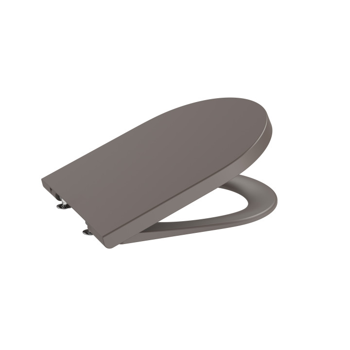 Wc-sitz mit Softclosing Compacto Roca Inspira Round, onyks