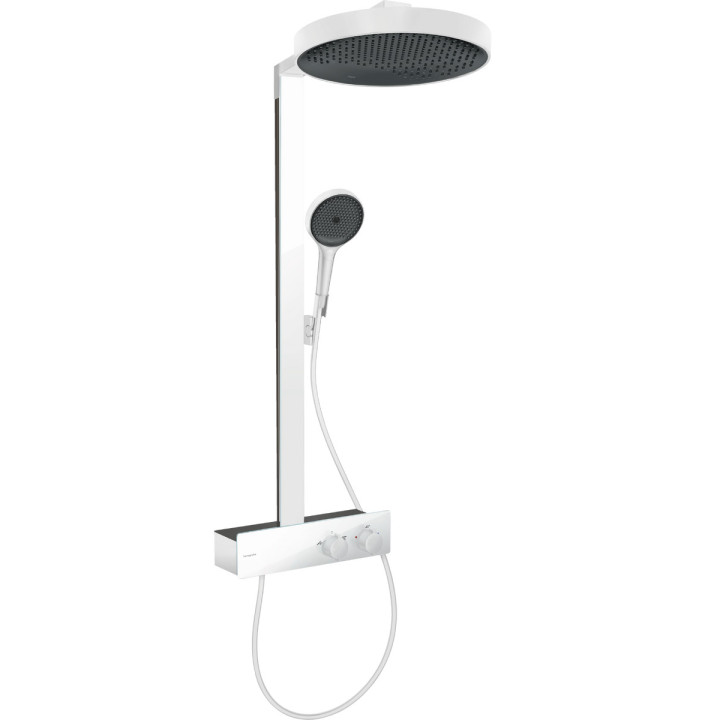 Dusch-set 360 1jet z ShowerTablet 350, Hansgrohe Rainfinity - Schwarz Matt