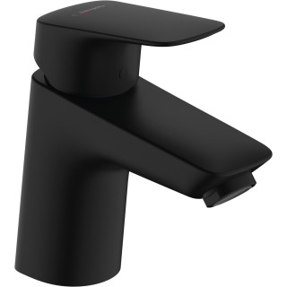 Einhebel- Waschtischarmatur 70 CoolStart Mit Ablauf-Set, Hansgrohe Logis - Schwarz Matt 