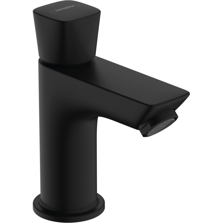 Armatur ohne Mischer 70 do zimnej lub wstępnie zmieszanej wody ohne Ablauf-Set, Hansgrohe Logis - Schwarz Matt  