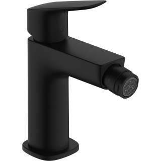 Einhebel- Bidetarmatur 110 Fine Mit Ablauf-Set, Hansgrohe Logis -  Schwarz Matt