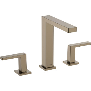 Mit 3 Anschlüssen Waschtischarmatur 150 Mit Ablauf-Set Push-Open, Hansgrohe Tecturis E - Chrom
