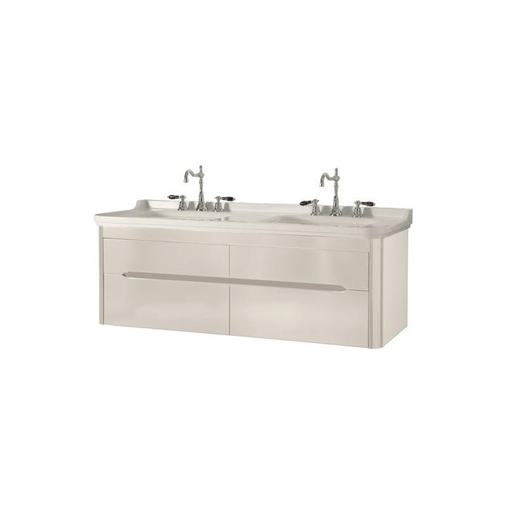 Schrank zur Wandmontage für den Waschtisch z czterema szufladami, KERASAN WALDORF - Bianco matt