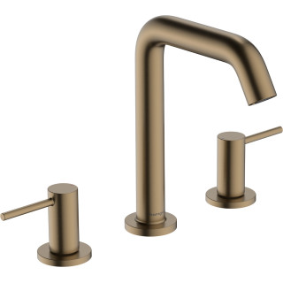 Mit 3 Anschlüssen Waschtischarmatur 150 Mit Ablauf-Set Push-Open, Hansgrohe Tecturis S - Chrom 