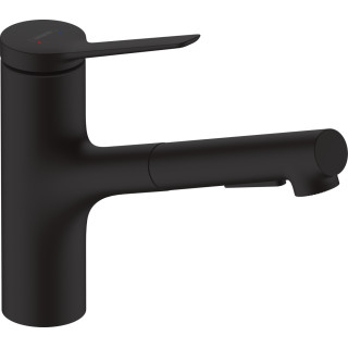 Einhebel- Küchenarmatur 150, metalowa herausziehbarer Auslauf, 2jet, Hansgrohe Zesis M33 - Chrom 