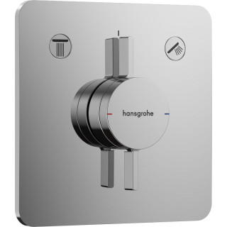 Armatur mit Mischer, Unterputz do 2 odbiorników, Hansgrohe DuoTurn Q - Chrom 
