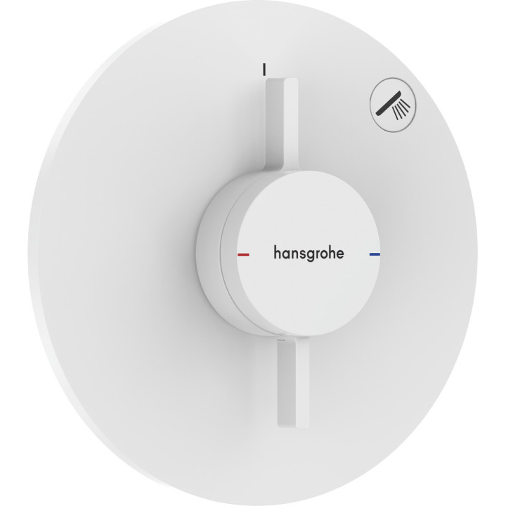 Armatur mit Mischer, Unterputz do 1 odbiornika, Hansgrohe DuoTurn S - Schwarz Matt
