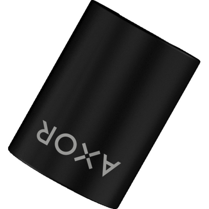 Tekstylny Brauseschlauch 2 m z nakrętką cylindryczną i stożkową, AXOR ShowerSolutions - Schwarz Chrom Szczotkowany