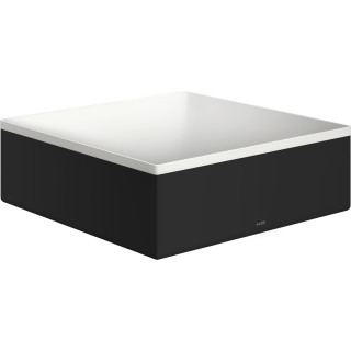 Aufsatzwaschtisch 285/285 mit Hahnloch i Überlauf, AXOR Suite Basins & Bathtub - Schwarz Chrom Szczotkowany