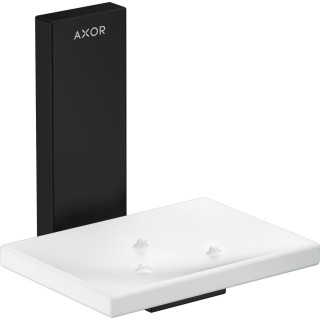 Seifenschale, AXOR Universal Rectangular - Schwarz Chrom Szczotkowany