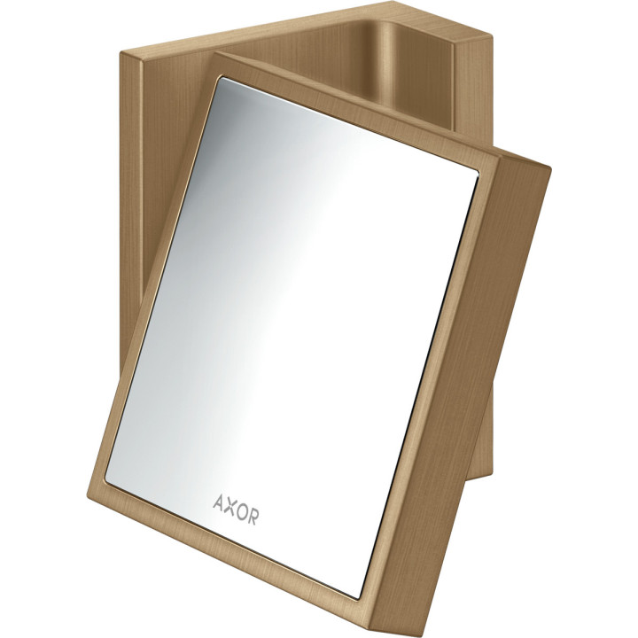 Kosmetikspiegel, AXOR Universal Rectangular - Brąz Szczotkowany