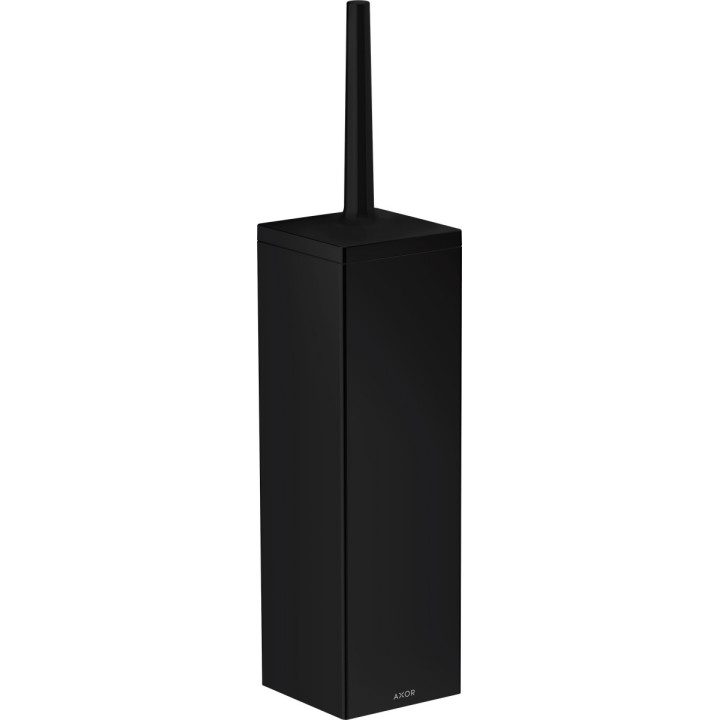 Bürste Toiletten- zur Wandmontage z pojemnikiem, AXOR Universal Rectangular - Schwarz Chrom Szczotkowany