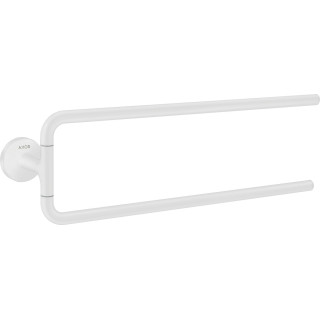Doppelt Halter für das Badetuch, AXOR Universal Circular - Weiß Matt 