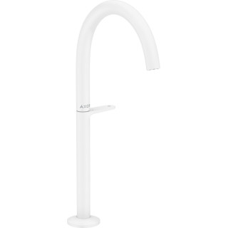 Waschtischarmatur Select 260 für Waschbecken Mit Ablauf-Set Push-Open, AXOR One - Weiß Matt