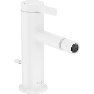 Einhebel- Bidetarmatur Mit Ablauf-Set, AXOR One - Weiß Matt