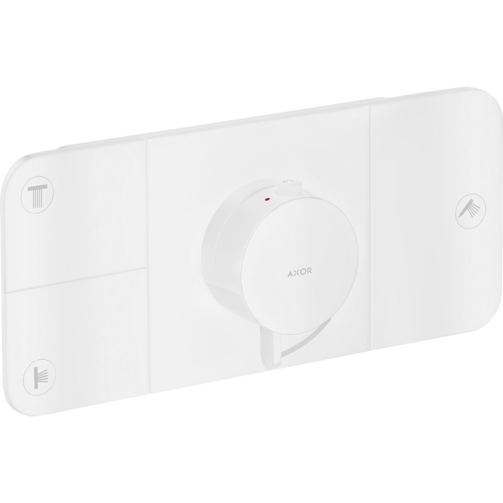 Modul thermostatisch, Unterputz do 3 odbiorników, AXOR One - Weiß Matt