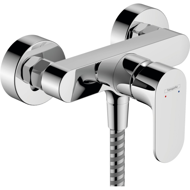 Einhebel- Brausearmatur, Aufputz, Hansgrohe Rebris S - Chrom