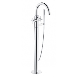 Armatur für die Wanne und die Brause, freistehend, KLUDI NOVA FONTE Classic - Chrom