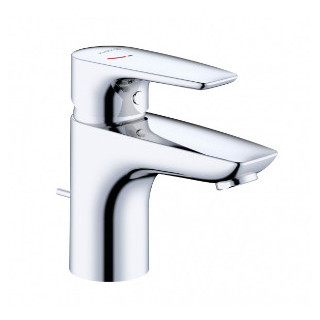Einhebel- Waschtischarmatur 75, mit Ablaufset, KLUDI PURE&SOLID - Chrom