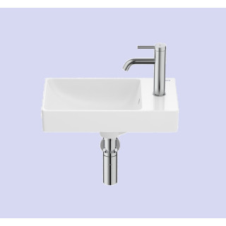 Kleiner waschtisch zur Wandmontage 45 cm Compacto FINECERAMIC